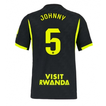 Atletico Madrid Johnny Cardoso #5 Maglia Gara Trasferta Repliche 2026-27 Maniche Corte